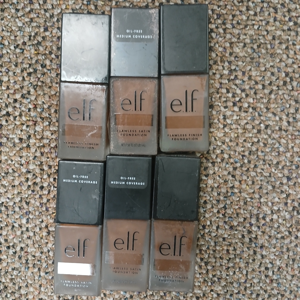 6 pc ELF Mocha Foundation bundle
